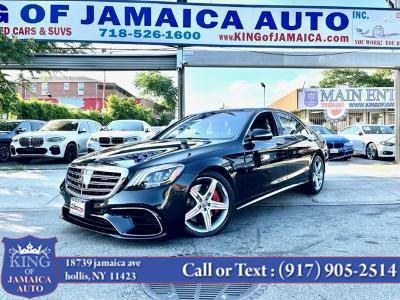 2019 Mercedes-Benz S-Class AMG S 63 4MATIC+ Sedan, available for sale in Hollis, New York | King of Jamaica Auto Inc. Hollis, New York