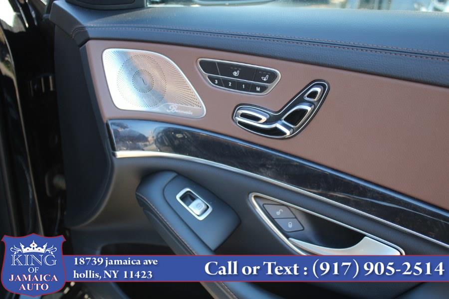 2019 Mercedes-Benz S-Class AMG S 63 4MATIC+ Sedan, available for sale in Hollis, New York | King of Jamaica Auto Inc. Hollis, New York 2019 Mercedes-Benz S-Class AMG S 63 4MATIC+ Sedan, available for sale in Hollis, New York | King of Jamaica Auto Inc. Hollis, New York