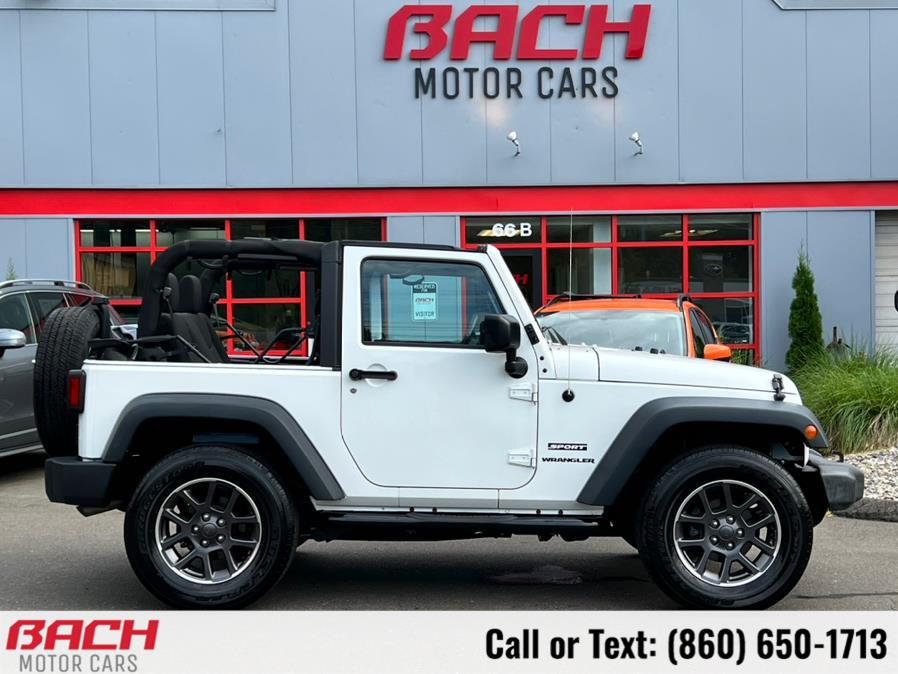 2015 Jeep Wrangler 4WD 2dr Sport, available for sale in Canton , Connecticut | Bach Motor Cars. Canton , Connecticut