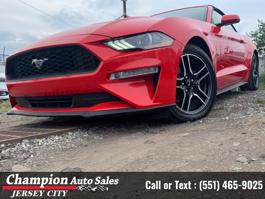 2020 Ford Mustang EcoBoost Premium Convertible, available for sale in Jersey City, New Jersey | Champion Auto Sales. Jersey City, New Jersey 2020 Ford Mustang EcoBoost Premium Convertible, available for sale in Jersey City, New Jersey | Champion Auto Sales. Jersey City, New Jersey