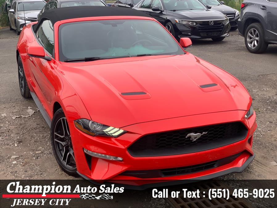 2020 Ford Mustang EcoBoost Premium Convertible, available for sale in Jersey City, New Jersey | Champion Auto Sales of JC. Jersey City, New Jersey 2020 Ford Mustang EcoBoost Premium Convertible, available for sale in Jersey City, New Jersey | Champion Auto Sales of JC. Jersey City, New Jersey