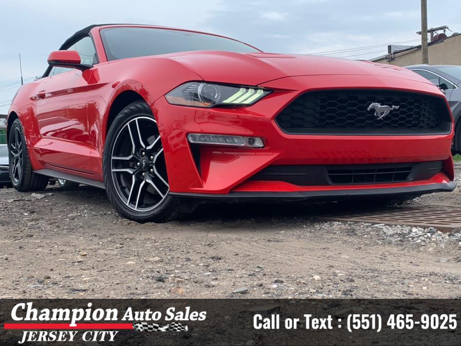 2020 Ford Mustang EcoBoost Premium Convertible, available for sale in Jersey City, New Jersey | Champion Auto Sales of JC. Jersey City, New Jersey 2020 Ford Mustang EcoBoost Premium Convertible, available for sale in Jersey City, New Jersey | Champion Auto Sales of JC. Jersey City, New Jersey