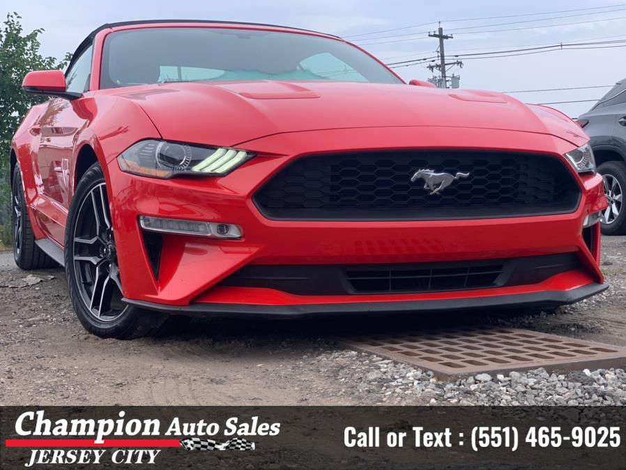 2020 Ford Mustang EcoBoost Premium Convertible, available for sale in Jersey City, New Jersey | Champion Auto Sales of JC. Jersey City, New Jersey 2020 Ford Mustang EcoBoost Premium Convertible, available for sale in Jersey City, New Jersey | Champion Auto Sales of JC. Jersey City, New Jersey
