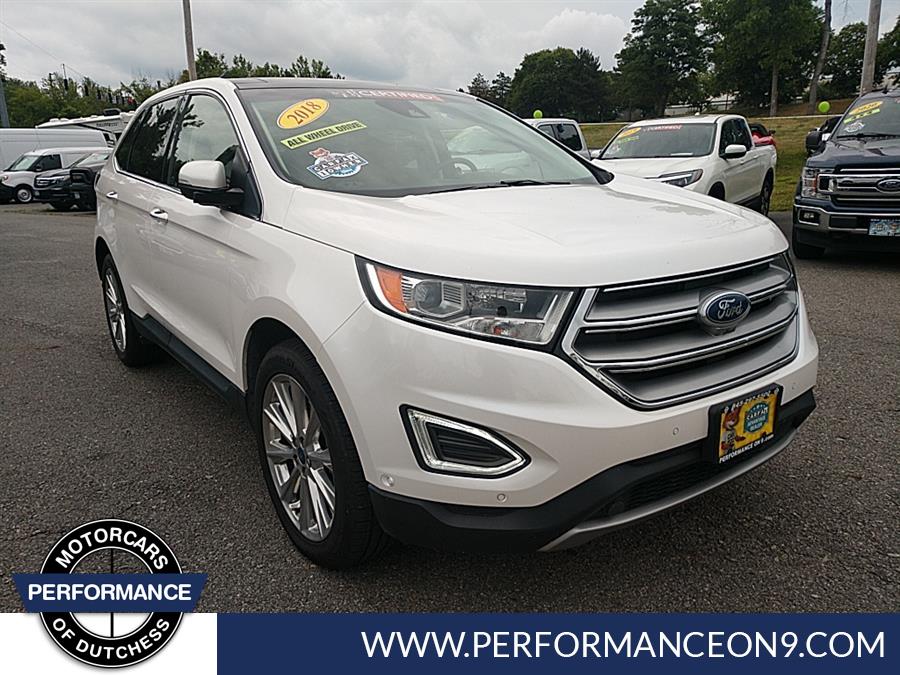 2018 Ford Edge Titanium AWD, available for sale in Wappingers Falls, New York | Performance Motor Cars. Wappingers Falls, New York