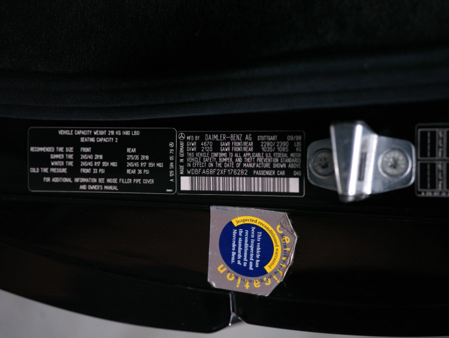 Used Mercedes-Benz SL-Class 2dr Roadster 5.0L 1999 | Meccanic Shop North Inc. North Salem, New York Used Mercedes-Benz SL-Class 2dr Roadster 5.0L 1999 | Meccanic Shop North Inc. North Salem, New York