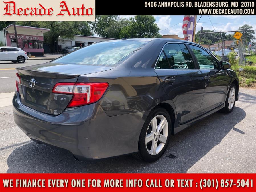 2012 Toyota Camry 4dr Sdn I4 Auto SE (Natl), available for sale in Bladensburg, Maryland | Decade Auto. Bladensburg, Maryland 2012 Toyota Camry 4dr Sdn I4 Auto SE (Natl), available for sale in Bladensburg, Maryland | Decade Auto. Bladensburg, Maryland