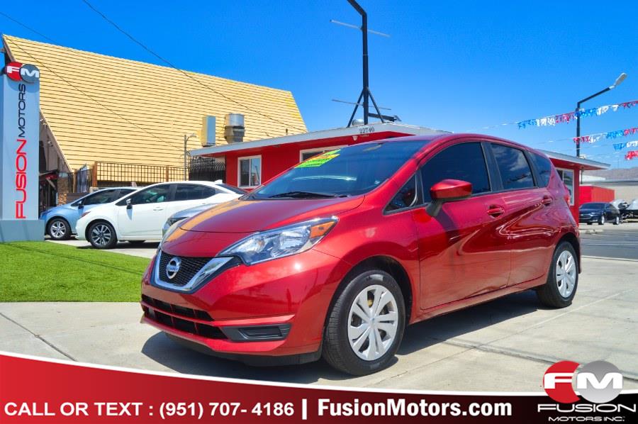 Used Nissan Versa Note SV CVT 2018 | Fusion Motors Inc. Moreno Valley, California