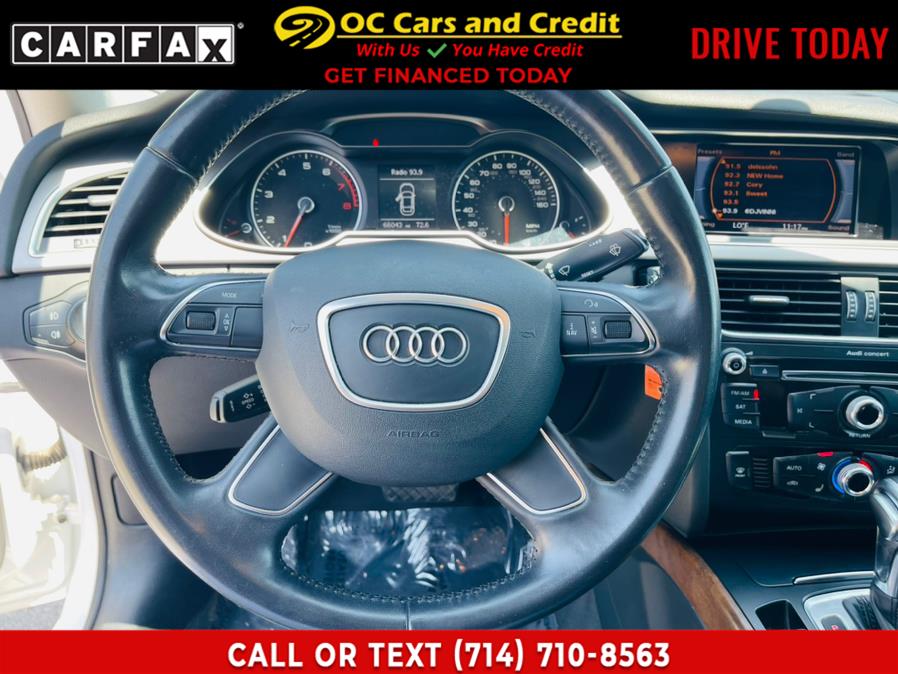 Used Audi A4 4dr Sdn CVT FrontTrak 2.0T Premium 2014 | OC Cars and Credit. Garden Grove, California