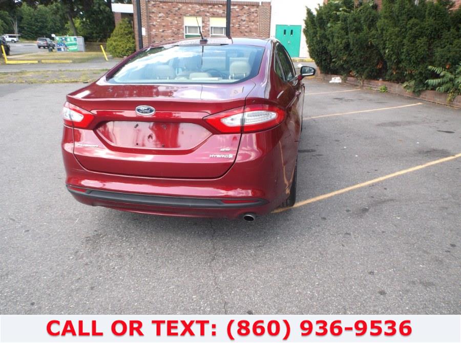 Used Ford Fusion 4dr Sdn SE Hybrid FWD 2014 | Lee Motors Sales Inc. Hartford, Connecticut Used Ford Fusion 4dr Sdn SE Hybrid FWD 2014 | Lee Motors Sales Inc. Hartford, Connecticut