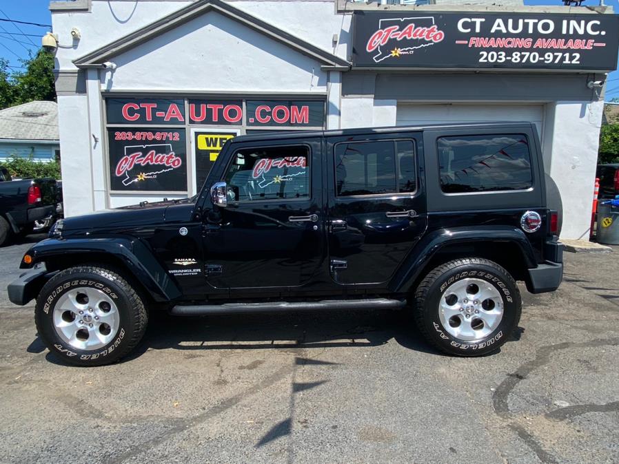 2013 Jeep Wrangler Unlimited 4WD 4dr Sahara, available for sale in Bridgeport, Connecticut | CT Auto. Bridgeport, Connecticut