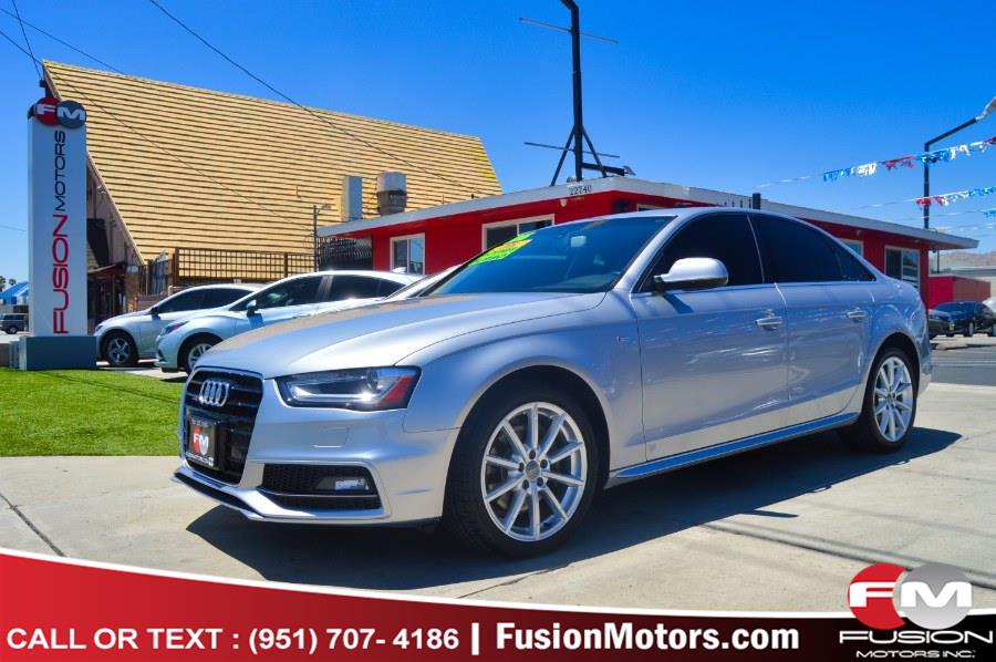 2015 Audi A4 4dr Sdn Auto quattro 2.0T Premium, available for sale in Moreno Valley, California | Fusion Motors Inc. Moreno Valley, California 2015 Audi A4 4dr Sdn Auto quattro 2.0T Premium, available for sale in Moreno Valley, California | Fusion Motors Inc. Moreno Valley, California