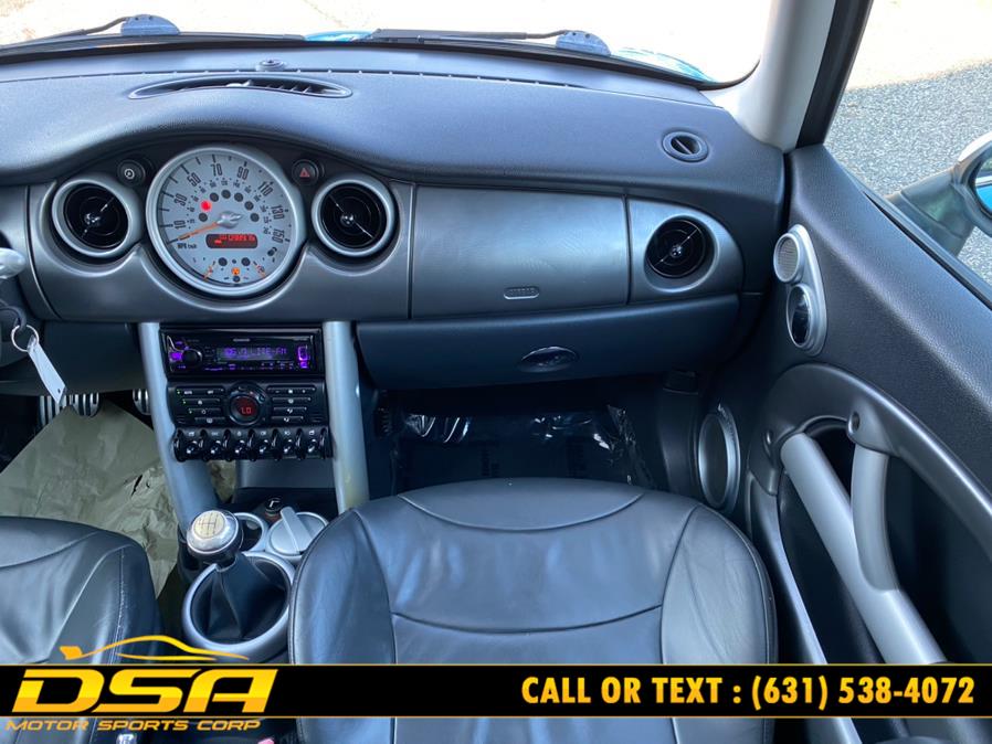 2003 MINI Cooper Hardtop 2dr Cpe S, available for sale in Commack, New York | DSA Motor Sports Corp. Commack, New York 2003 MINI Cooper Hardtop 2dr Cpe S, available for sale in Commack, New York | DSA Motor Sports Corp. Commack, New York