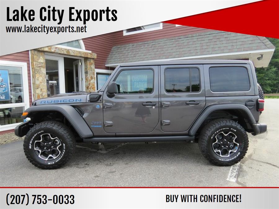 Used Jeep Wrangler Unlimited Rubicon 4xe 4x4 4dr SUV 2022 | Lake City Exports Inc. Auburn, Maine