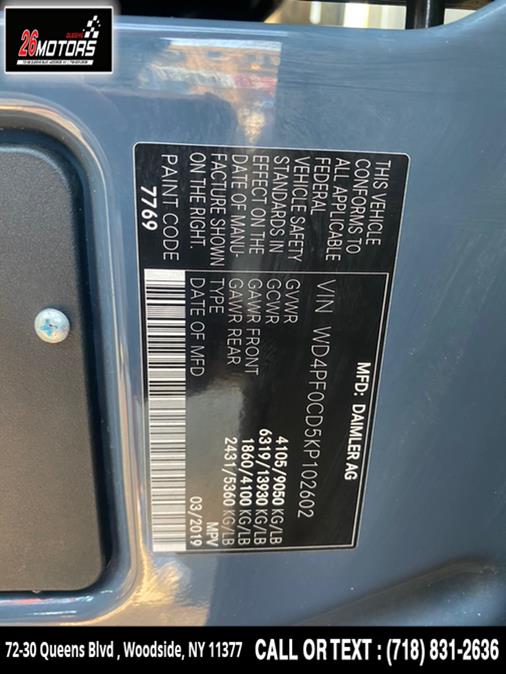 Used Mercedes-Benz Sprinter Cargo Van 2500 High Roof V6 144" RWD 2019 | 26 Motors Queens. Woodside, New York Used Mercedes-Benz Sprinter Cargo Van 2500 High Roof V6 144" RWD 2019 | 26 Motors Queens. Woodside, New York