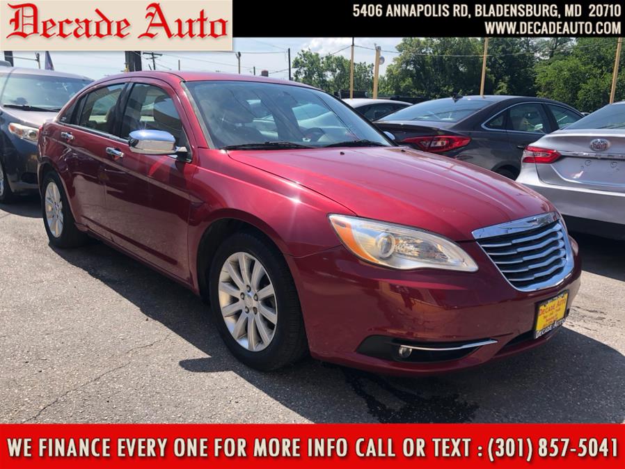 2013 Chrysler 200 4dr Sdn Limited, available for sale in Bladensburg, Maryland | Decade Auto. Bladensburg, Maryland