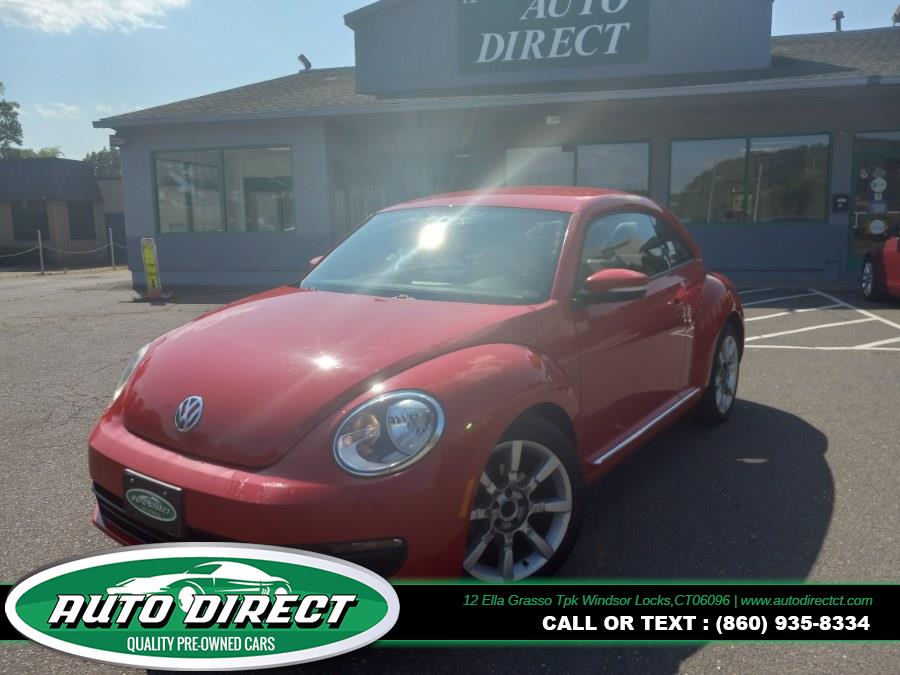 2012 Volkswagen Beetle 2dr Cpe Auto 2.5L PZEV, available for sale in Windsor Locks, Connecticut | Auto Direct LLC. Windsor Locks, Connecticut