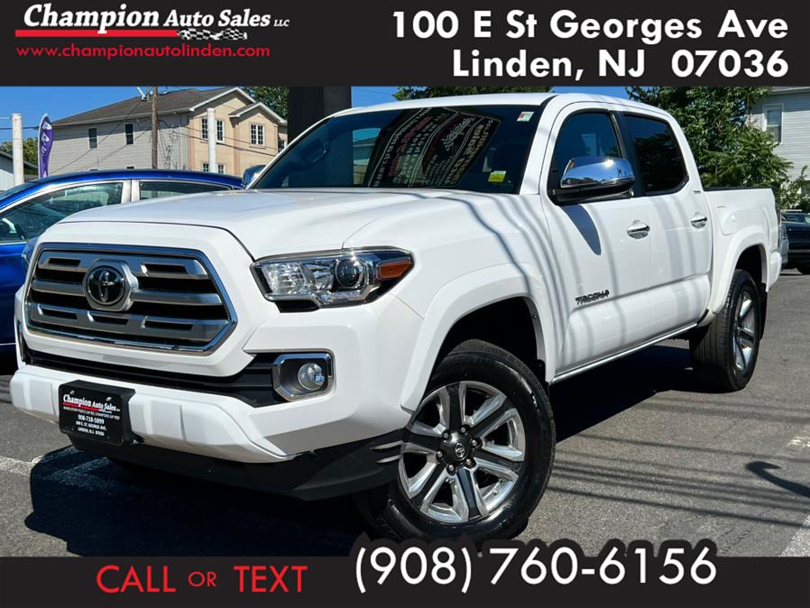 2019 Toyota Tacoma 4WD Limited Double Cab 5'' Bed V6 AT (Natl), available for sale in Linden, New Jersey | Champion Used Auto Sales. Linden, New Jersey 2019 Toyota Tacoma 4WD Limited Double Cab 5'' Bed V6 AT (Natl), available for sale in Linden, New Jersey | Champion Used Auto Sales. Linden, New Jersey