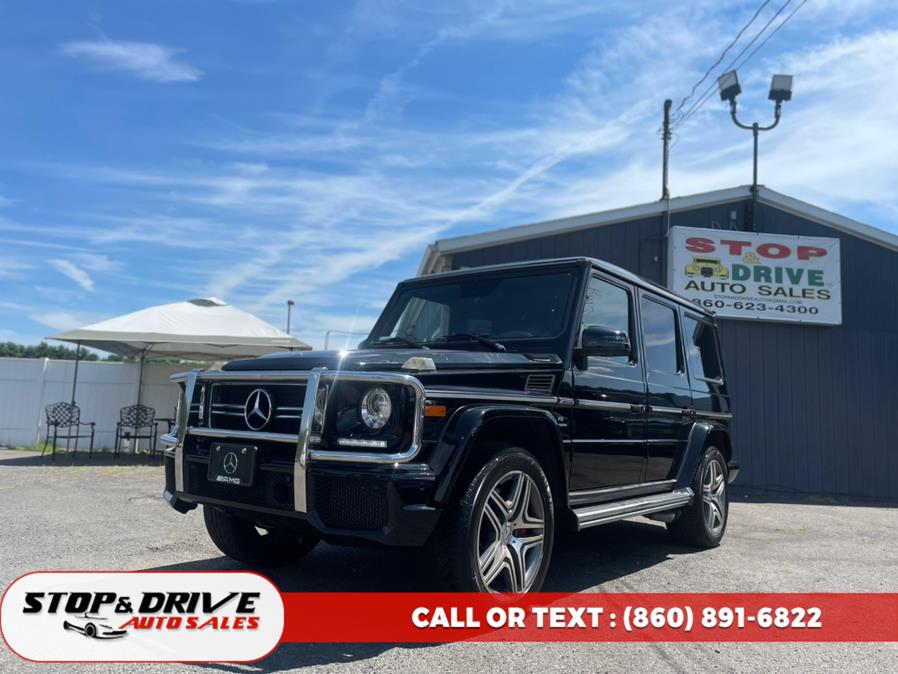 2017 Mercedes-Benz G-Class AMG G 63 4MATIC SUV, available for sale in East Windsor, Connecticut | Stop & Drive Auto Sales. East Windsor, Connecticut