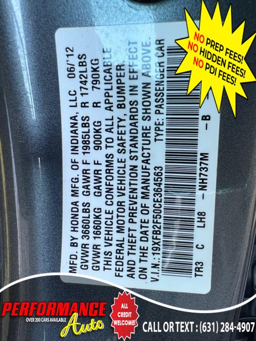 Used Honda Civic Sdn 4dr Auto LX 2012 | Performance Auto Inc. Bohemia, New York Used Honda Civic Sdn 4dr Auto LX 2012 | Performance Auto Inc. Bohemia, New York