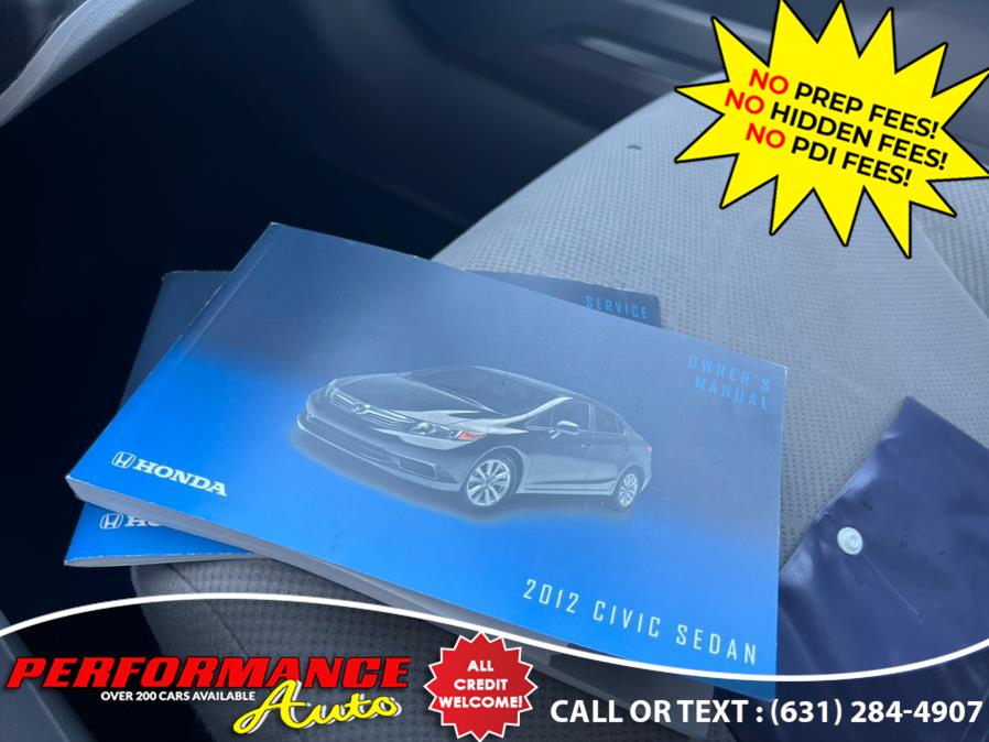 Used Honda Civic Sdn 4dr Auto LX 2012 | Performance Auto Inc. Bohemia, New York Used Honda Civic Sdn 4dr Auto LX 2012 | Performance Auto Inc. Bohemia, New York