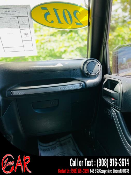 2015 Jeep Wrangler Unlimited 4WD 4dr Sport, available for sale in Linden, New Jersey | Car Zone. Linden, New Jersey 2015 Jeep Wrangler Unlimited 4WD 4dr Sport, available for sale in Linden, New Jersey | Car Zone. Linden, New Jersey