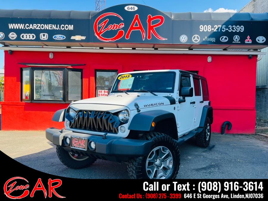 2015 Jeep Wrangler Unlimited 4WD 4dr Rubicon, available for sale in Linden, New Jersey | Car Zone. Linden, New Jersey
