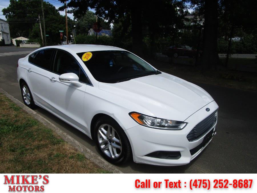 2016 Ford Fusion 4dr Sdn SE FWD, available for sale in Stratford, Connecticut | Mike's Motors LLC. Stratford, Connecticut 2016 Ford Fusion 4dr Sdn SE FWD, available for sale in Stratford, Connecticut | Mike's Motors LLC. Stratford, Connecticut