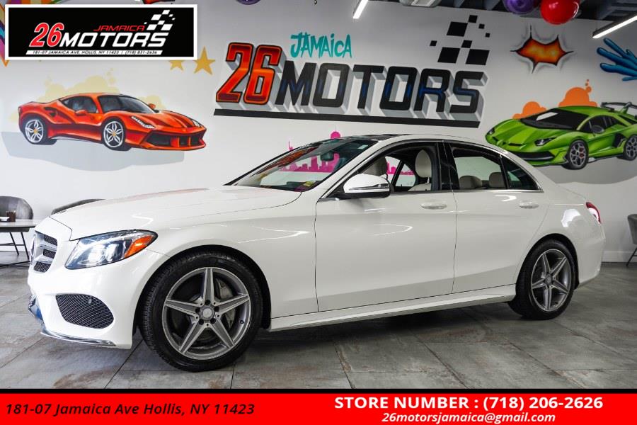 2017 Mercedes-Benz C-Class Sport Pkg C 300 4MATIC Sedan with Sport Pkg, available for sale in Hollis, NY