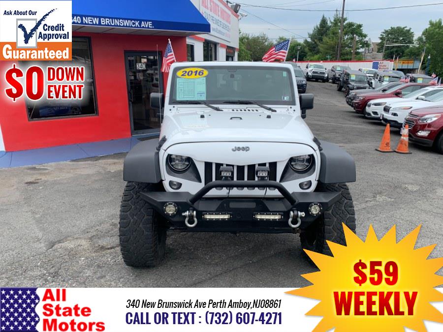 2016 Jeep Wrangler Unlimited 4WD 4dr Sport, available for sale in Perth Amboy, New Jersey | All State Motor Inc. Perth Amboy, New Jersey 2016 Jeep Wrangler Unlimited 4WD 4dr Sport, available for sale in Perth Amboy, New Jersey | All State Motor Inc. Perth Amboy, New Jersey