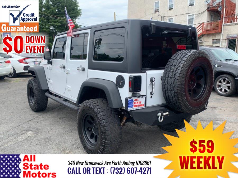 2016 Jeep Wrangler Unlimited 4WD 4dr Sport, available for sale in Perth Amboy, New Jersey | All State Motor Inc. Perth Amboy, New Jersey 2016 Jeep Wrangler Unlimited 4WD 4dr Sport, available for sale in Perth Amboy, New Jersey | All State Motor Inc. Perth Amboy, New Jersey
