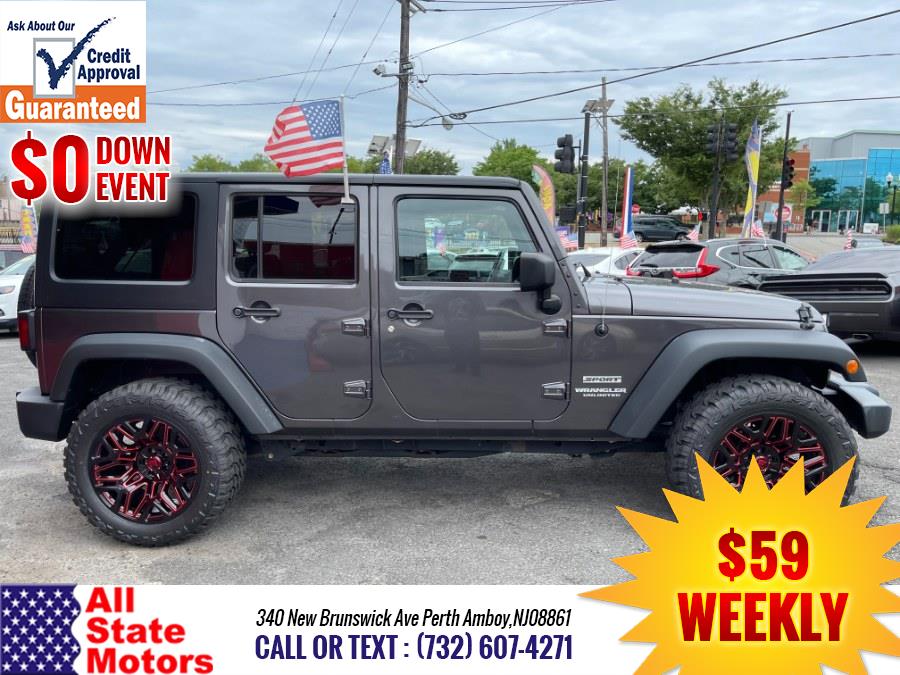 2017 Jeep Wrangler Unlimited Sport 4x4, available for sale in Perth Amboy, New Jersey | All State Motor Inc. Perth Amboy, New Jersey 2017 Jeep Wrangler Unlimited Sport 4x4, available for sale in Perth Amboy, New Jersey | All State Motor Inc. Perth Amboy, New Jersey