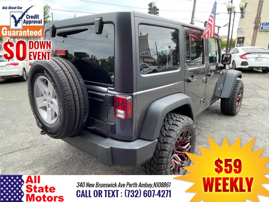 2017 Jeep Wrangler Unlimited Sport 4x4, available for sale in Perth Amboy, New Jersey | All State Motor Inc. Perth Amboy, New Jersey 2017 Jeep Wrangler Unlimited Sport 4x4, available for sale in Perth Amboy, New Jersey | All State Motor Inc. Perth Amboy, New Jersey