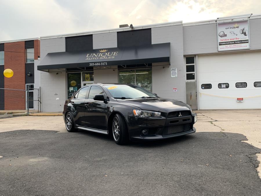 2011 Mitsubishi Lancer 4dr Sdn TC-SST Evolution MR AWD, available for sale in New Haven, Connecticut | Unique Auto Sales LLC. New Haven, Connecticut