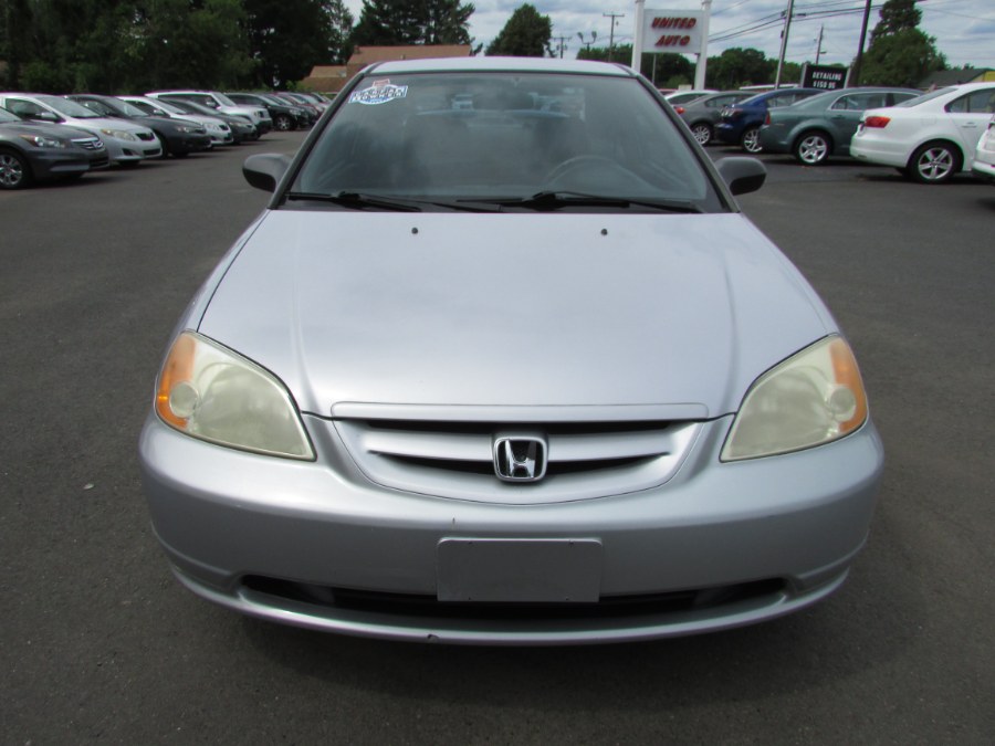 Used Honda Civic 2dr Cpe LX Auto 2002 | United Auto Sales of E Windsor, Inc. East Windsor, Connecticut Used Honda Civic 2dr Cpe LX Auto 2002 | United Auto Sales of E Windsor, Inc. East Windsor, Connecticut