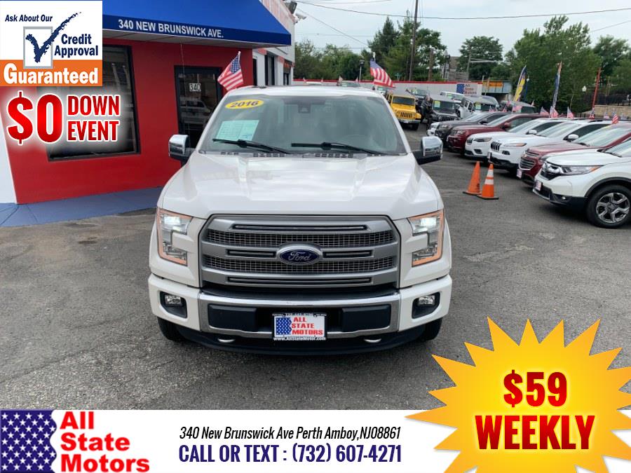 Used Ford F-150 4WD SuperCrew 145" Platinum 2016 | All State Motor Inc. Perth Amboy, New Jersey Used Ford F-150 4WD SuperCrew 145" Platinum 2016 | All State Motor Inc. Perth Amboy, New Jersey