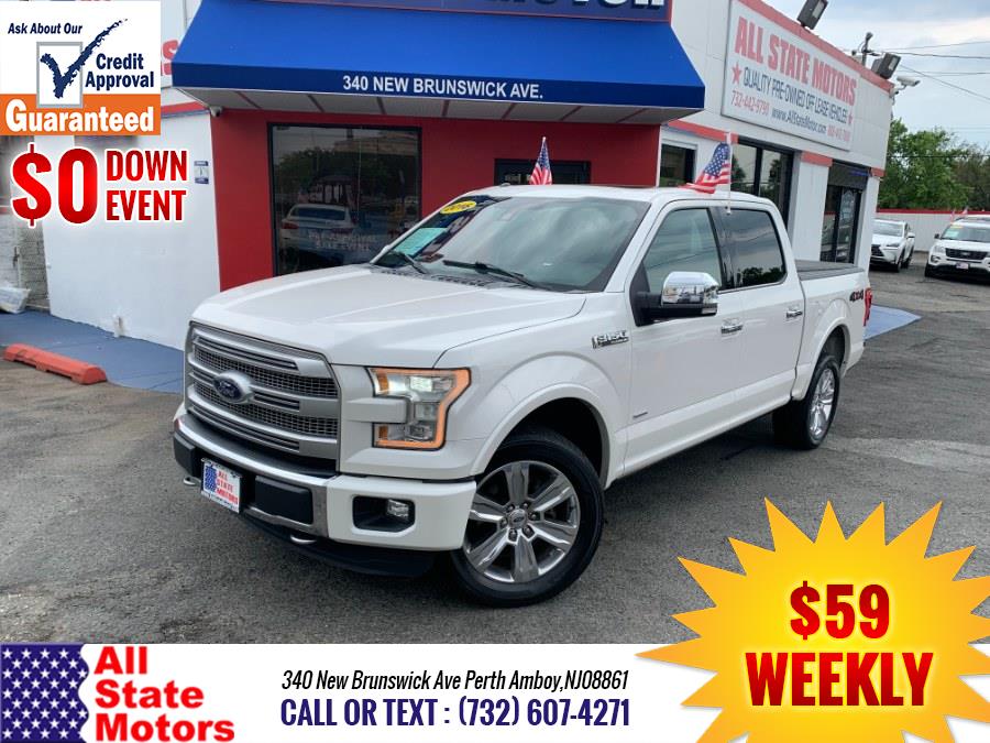 Used Ford F-150 4WD SuperCrew 145" Platinum 2016 | All State Motor Inc. Perth Amboy, New Jersey Used Ford F-150 4WD SuperCrew 145" Platinum 2016 | All State Motor Inc. Perth Amboy, New Jersey