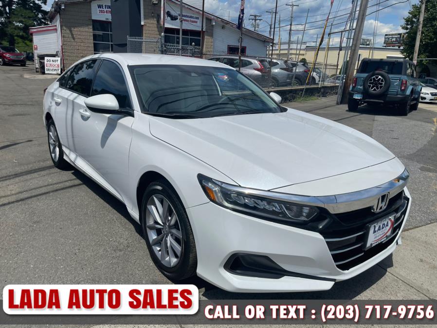 2021 Honda Accord Sedan LX 1.5T CVT, available for sale in Bridgeport, Connecticut | Lada Auto Sales. Bridgeport, Connecticut