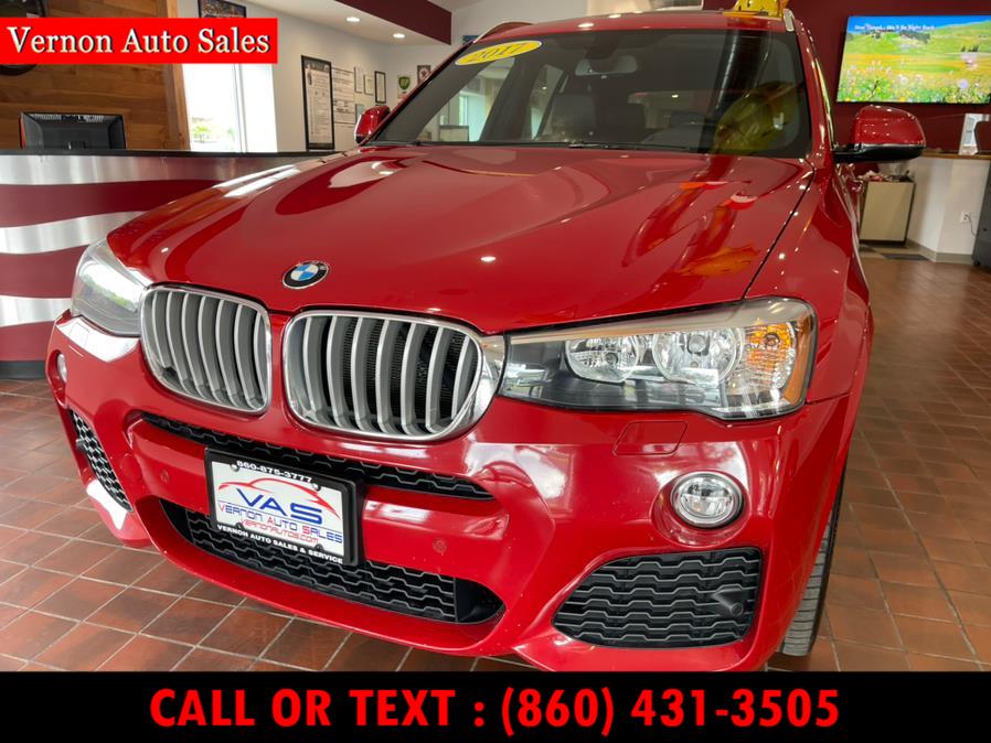 2017 BMW X3 M Package xDrive28i Sports Activity Vehicle, available for sale in Manchester, Connecticut | Vernon Auto Sale & Service. Manchester, Connecticut 2017 BMW X3 M Package xDrive28i Sports Activity Vehicle, available for sale in Manchester, Connecticut | Vernon Auto Sale & Service. Manchester, Connecticut