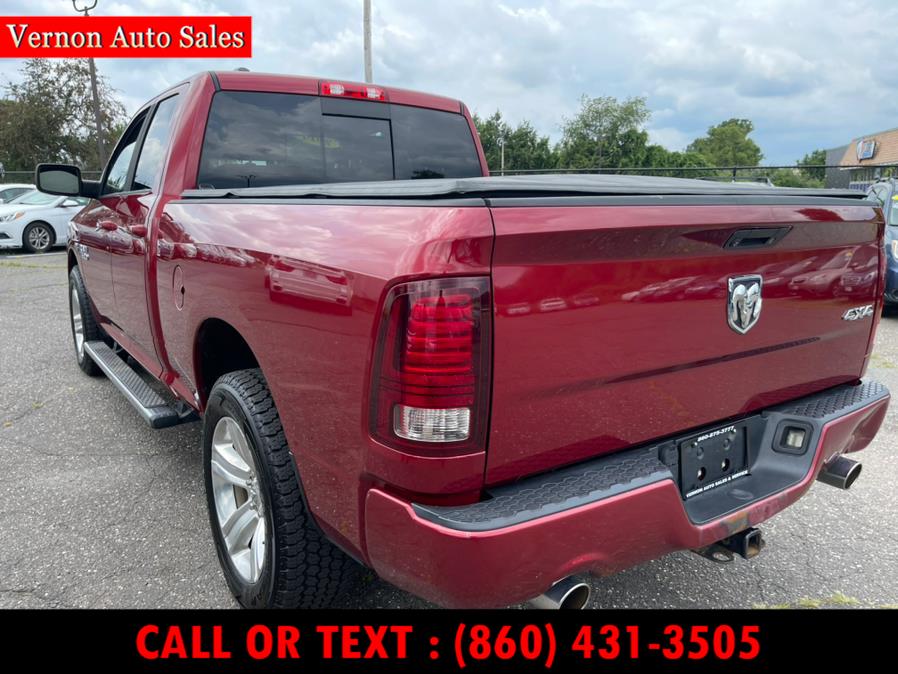 2014 Ram 1500 4WD Quad Cab 140.5" Sport, available for sale in Manchester, Connecticut | Vernon Auto Sale & Service. Manchester, Connecticut 2014 Ram 1500 4WD Quad Cab 140.5" Sport, available for sale in Manchester, Connecticut | Vernon Auto Sale & Service. Manchester, Connecticut
