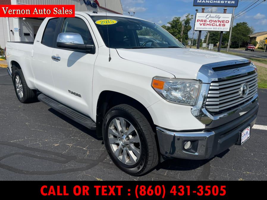 2015 Toyota Tundra 4WD Truck Double Cab 5.7L V8 6-Spd AT LIMITED, available for sale in Manchester, Connecticut | Vernon Auto Sale & Service. Manchester, Connecticut 2015 Toyota Tundra 4WD Truck Double Cab 5.7L V8 6-Spd AT LIMITED, available for sale in Manchester, Connecticut | Vernon Auto Sale & Service. Manchester, Connecticut