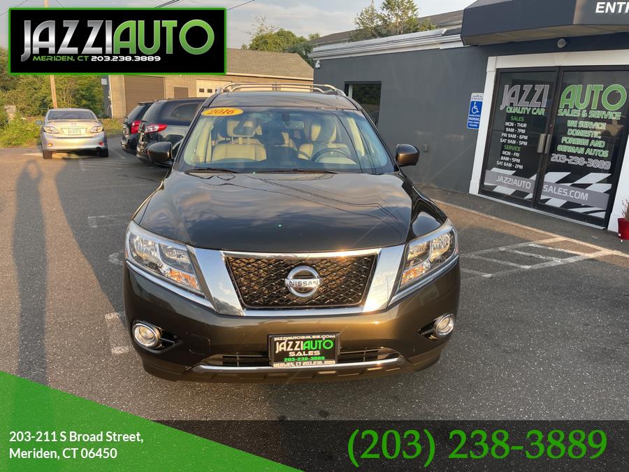 2016 Nissan Pathfinder 4WD 4dr Platinum, available for sale in Meriden, Connecticut | Jazzi Auto Sales LLC. Meriden, Connecticut 2016 Nissan Pathfinder 4WD 4dr Platinum, available for sale in Meriden, Connecticut | Jazzi Auto Sales LLC. Meriden, Connecticut