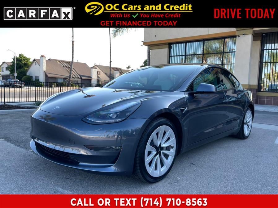 2021 Tesla Model 3 Long Range AWD, available for sale in Garden Grove, California | OC Cars and Credit. Garden Grove, California