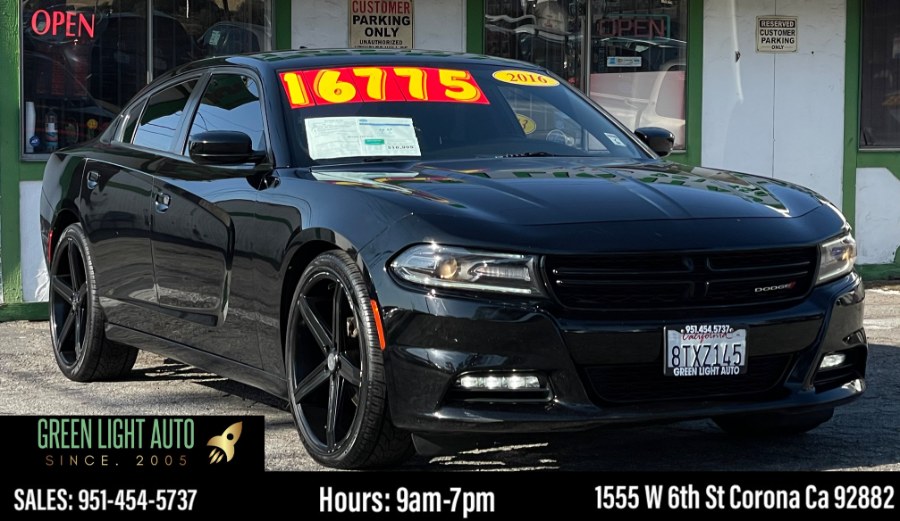 Used Dodge Charger 4dr Sdn SXT RWD 2016 | Green Light Auto. Corona, California Used Dodge Charger 4dr Sdn SXT RWD 2016 | Green Light Auto. Corona, California