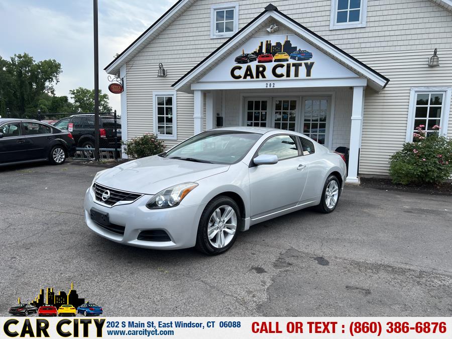 2012 Nissan Altima 2dr Cpe I4 CVT 2.5 S, available for sale in East Windsor, Connecticut | Car City LLC. East Windsor, Connecticut