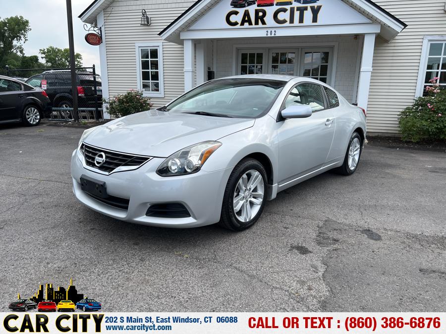 2012 Nissan Altima 2dr Cpe I4 CVT 2.5 S, available for sale in East Windsor, Connecticut | Car City LLC. East Windsor, Connecticut 2012 Nissan Altima 2dr Cpe I4 CVT 2.5 S, available for sale in East Windsor, Connecticut | Car City LLC. East Windsor, Connecticut