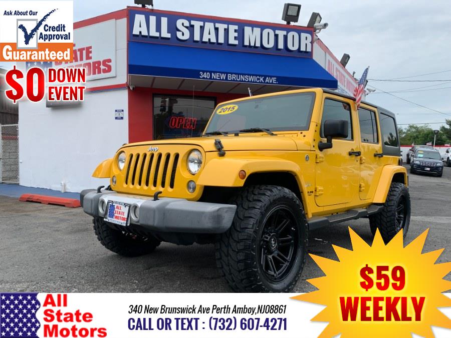 2015 Jeep Wrangler Unlimited 4WD 4dr Wrangler X *Ltd Avail*, available for sale in Perth Amboy, New Jersey | All State Motor Inc. Perth Amboy, New Jersey 2015 Jeep Wrangler Unlimited 4WD 4dr Wrangler X *Ltd Avail*, available for sale in Perth Amboy, New Jersey | All State Motor Inc. Perth Amboy, New Jersey