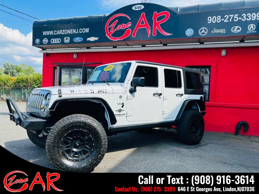 2015 Jeep Wrangler Unlimited 4WD 4dr Sport, available for sale in Linden, New Jersey | Car Zone. Linden, New Jersey 2015 Jeep Wrangler Unlimited 4WD 4dr Sport, available for sale in Linden, New Jersey | Car Zone. Linden, New Jersey