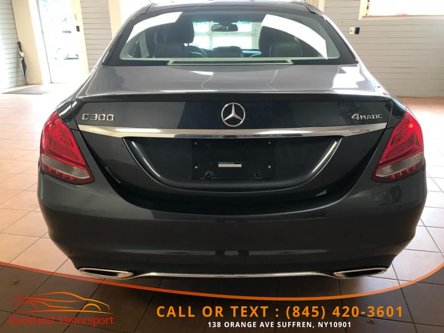 2016 Mercedes-Benz C-Class 4dr Sdn C 300 Sport 4MATIC, available for sale in Suffern, New York | Rockland Motor Sport. Suffern, New York 2016 Mercedes-Benz C-Class 4dr Sdn C 300 Sport 4MATIC, available for sale in Suffern, New York | Rockland Motor Sport. Suffern, New York