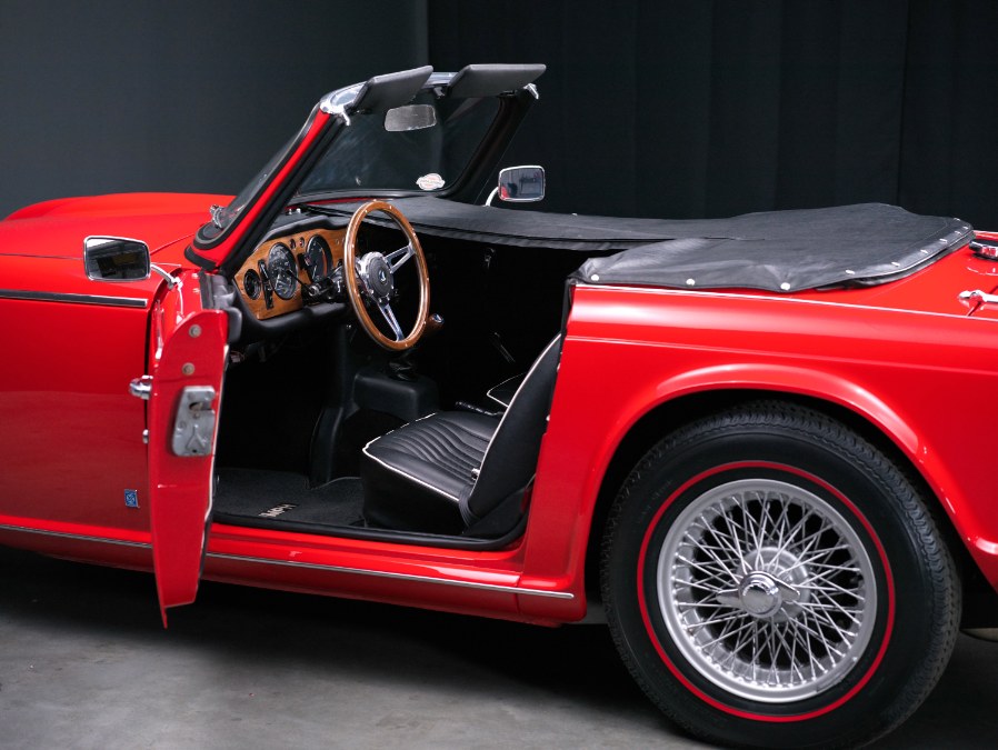 1968 Triumph TR5 PI Surrey Top, available for sale in North Salem, New York | Meccanic Shop North Inc. North Salem, New York 1968 Triumph TR5 PI Surrey Top, available for sale in North Salem, New York | Meccanic Shop North Inc. North Salem, New York