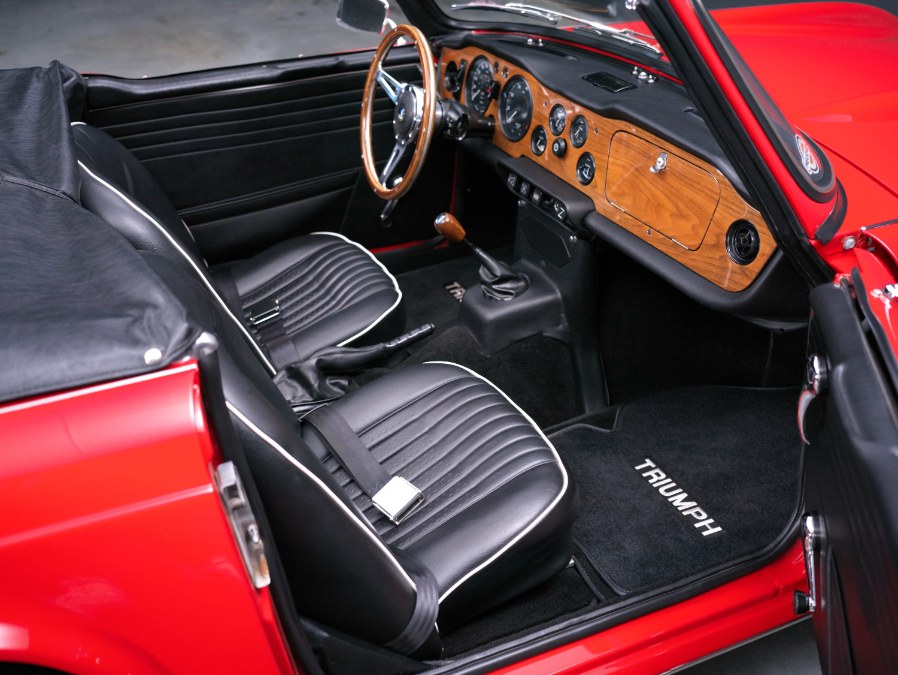 1968 Triumph TR5 PI Surrey Top, available for sale in North Salem, New York | Meccanic Shop North Inc. North Salem, New York 1968 Triumph TR5 PI Surrey Top, available for sale in North Salem, New York | Meccanic Shop North Inc. North Salem, New York